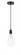Edison - 1 Light - 6 inch - Matte Black - Cord hung - Mini Pendant (3442|616-1P-BK-BB125LED)