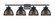 Adirondack - 4 Light - 38 inch - Matte Black - Bath Vanity Light (3442|516-4W-BK-M14-BK)