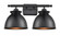 Adirondack - 2 Light - 18 inch - Matte Black - Bath Vanity Light (3442|516-2W-BK-M14-BK-LED)