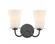 Scarlett - 2 Light - 14 inch - Matte Black - Bath Vanity Light (3442|421-2W-BK-W)