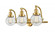 Beacon - 3 Light - 26 inch - Satin Gold - Adjustable Bath Vanity Light (3442|515-3W-SG-G202-6-LED)