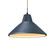 Ziggurat Pendant (254|CER-6200-MID-MBLK-WTCD)