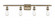 Bare Bulb - 4 Light - 36 inch - Antique Brass - Bath Vanity Light (3442|516-4W-AB-LED)