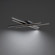 PARALLAX 32IN FLUSH MOUNT 3000K 3CCT (16|FM-73132-BK)