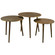 Uttermost Kasai Gold Coffee Tables, S/3 (85|25148)