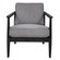Uttermost Brunei Modern Gray Accent Chair (85|23657)
