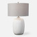 Uttermost Winterscape White Glaze Table Lamp (85|28390-1)