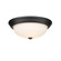 3-Light Flushmount Ceiling Light Matte Black (670|4905-MB)