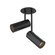 Downey 2-in Black 2 Head (Opposing Direction) Dimmable LED Semi Flush Mount (461|SF15702-BK)