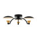Redding 3 Light LED Semi Flush (133|513645BWB)