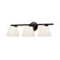 Envoy 3-Light Bath Bar (254|FSN-8073-OPAL-MBLK)