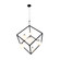 Pixie 6-Light Cube Pendant (254|FSN-4442-OPAL-MBLK)