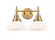 Caden - 2 Light - 17 inch - Brushed Brass - Bath Vanity Light (3442|447-2W-BB-G4471)