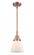 Cone - 1 Light - 6 inch - Antique Copper - Mini Pendant (3442|447-1S-AC-G61)
