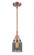 Bell - 1 Light - 5 inch - Antique Copper - Mini Pendant (3442|447-1S-AC-G53-LED)