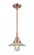 Halophane - 1 Light - 9 inch - Antique Copper - Mini Pendant (3442|447-1S-AC-G2-LED)