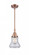 Bellmont - 1 Light - 7 inch - Antique Copper - Mini Pendant (3442|447-1S-AC-G192)