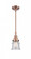 Canton - 1 Light - 7 inch - Antique Copper - Mini Pendant (3442|447-1S-AC-G184S)