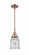 Canton - 1 Light - 7 inch - Antique Copper - Mini Pendant (3442|447-1S-AC-G184-LED)