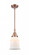 Canton - 1 Light - 7 inch - Antique Copper - Mini Pendant (3442|447-1S-AC-G181)