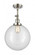 Beacon - 1 Light - 12 inch - Polished Nickel - Adjustable Semi-Flush Mount (3442|201F-PN-G202-12)