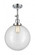 Beacon - 1 Light - 12 inch - Polished Chrome - Adjustable Semi-Flush Mount (3442|201F-PC-G202-12)