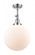 Beacon - 1 Light - 12 inch - Polished Chrome - Adjustable Semi-Flush Mount (3442|201F-PC-G201-12)