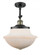 Oxford - 1 Light - 12 inch - Black Antique Brass - Adjustable Semi-Flush Mount (3442|201F-BAB-G541-LED)