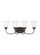 Holman traditional 4-light indoor dimmable bath vanity wall sconce in bronze finish with satin etche (38|44808-710)