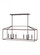 Perryton transitional 8-light indoor dimmable linear ceiling chandelier pendant light in bronze fini (38|6615008-710)