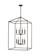 Perryton transitional 8-light LED indoor dimmable extra large ceiling pendant hanging chandelier lig (38|5315008EN-710)