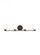 Emmons traditional 4-light LED indoor dimmable bath vanity wall sconce in bronze finish with satin e (38|4439004EN3-710)