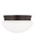 Two Light Ceiling Flush Mount (38|5328EN3-710)