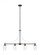 Elmwood Park traditional 4-light LED indoor dimmable linear ceiling chandelier pendant light in bron (38|6637304EN3-710)