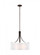 Elmwood Park traditional 3-light LED indoor dimmable ceiling pendant hanging chandelier pendant ligh (38|6537303EN3-710)