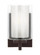 Elmwood Park traditional 1-light indoor dimmable bath vanity wall sconce in bronze finish with satin (38|4137301-710)