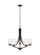 Elmwood Park traditional 5-light indoor dimmable ceiling chandelier pendant light in bronze finish w (38|3137305-710)