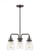 Belton transitional 3-light indoor dimmable ceiling chandelier pendant light in bronze finish with c (38|3114503-710)