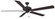 Edgewood 72 inch Indoor/Outdoor Ceiling Fan - Dark Bronze with Dark Walnut blades (90|FP9072DZW)