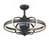 Obvi 22 inch Indoor Ceiling Fan with LED Light Kit - Black with Clear blades (90|FP3050BL)