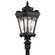Tournai 37.5'' 4 Light Outdoor Post Light with Clear Seeded Glass in Textured Black (10687|9565BKT)