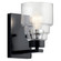 Vionnet 8.5'' 1 Light Wall Sconce with Clear Glass in Black (10687|55010BK)