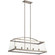 Darton 40.75'' 5 Light Linear Chandelier with Clear Glass in Classic Pewter (10687|52123CLP)