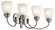Jolie 28'' 4 Light Vanity Light with Satin Etched Glass in Brushed Nickel (10687|45640NI)
