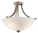 Granby 17.25'' 3 Light Semi Flush with Satin Etched Cased Opal Glass in Brushed Pewter (10687|42563BPT)