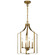 Morrigan 15'' 4 Light Mini Chandelier Natural Brass (10687|42496NBR)