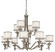 Lacey 32'' 12 Light 3 Tier Chandelier with Satin Etched Cased Opal Inner Diffusers and White Tran (10687|42383AP)
