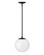 Small Pendant (87|3747BK-WH)