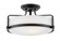 Medium Semi-Flush Mount (87|3643BK)