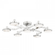 Meander Semi Flush (57|6332-PN)